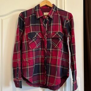 NWT: Abercrombie & Fitch Tartan Shirt sz M